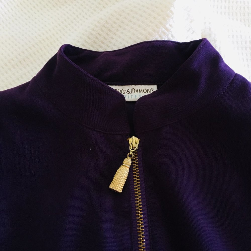 Purple Light-Weight Fall/Spring Jacket - image 4